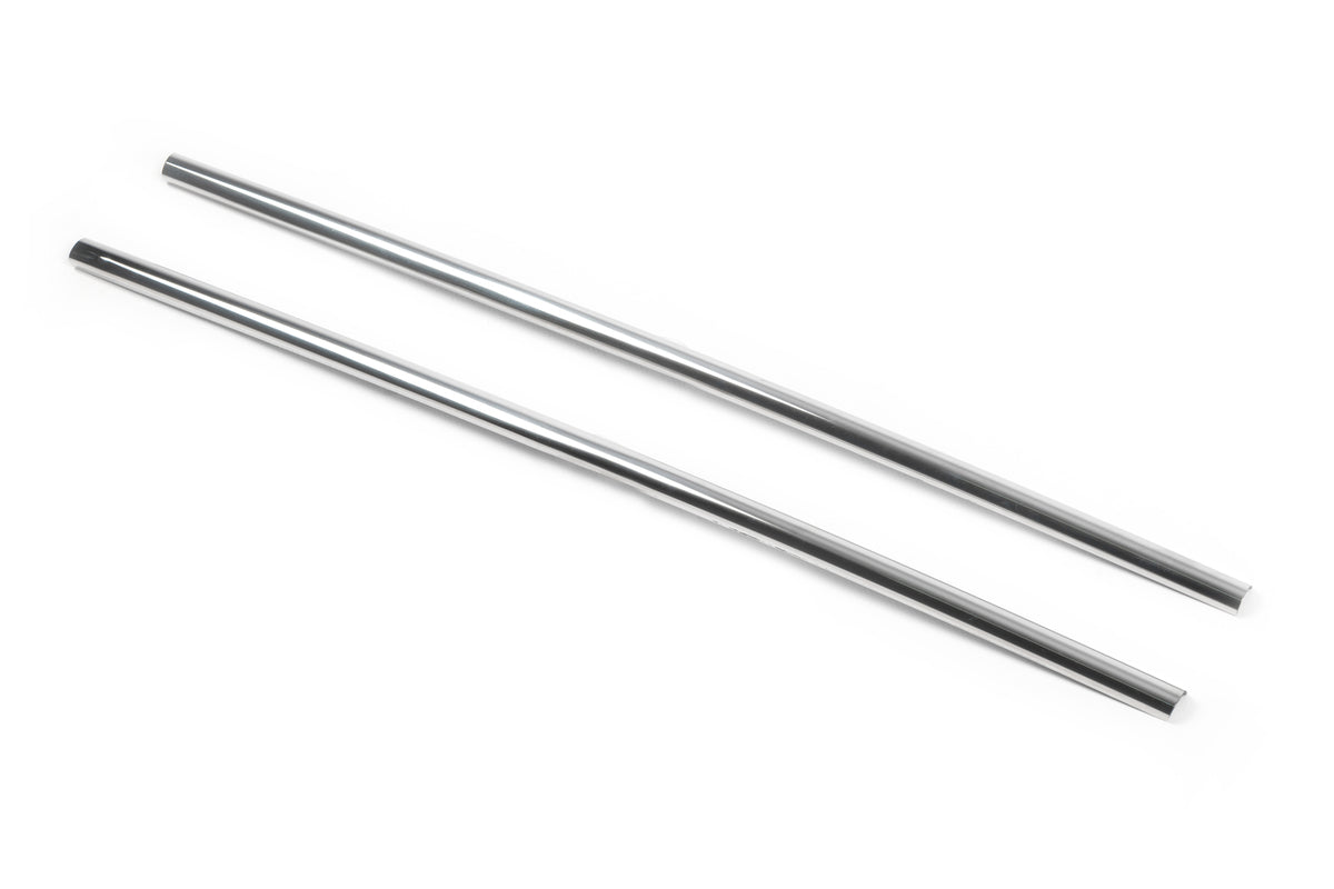 Bumper grille trims (2 pcs, stainless steel) for Volkswagen T5 Transporter 2003-2010 - image 2