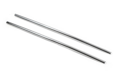 Bumper grille trims (2 pcs, stainless steel) for Volkswagen T5 Transporter 2003-2010 - image 2