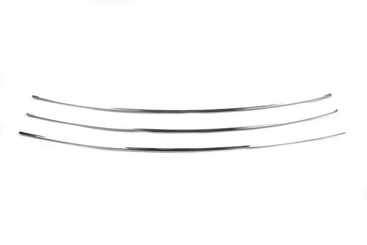 Lining on the grille into the bumper Direct the bonnet (3 pieces, stainless steel) for Volkswagen T4 Transporter - Reelken Auto