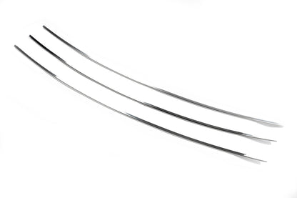 Bumper Grille Inserts Straight Hood (3 pcs, Stainless Steel) for Volkswagen T4 Caravelle/Multivan 1990-2003 - image 2