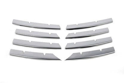 Lining on the grille (8 pieces, stainless steel) for Volkswagen Passat B6 2006-2012 - image 2