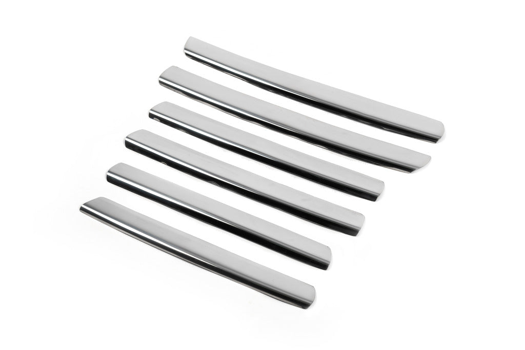 Chrome Grille Covers (6 pcs, Stainless Steel) for Volkswagen Touran 2003-2010 - image 5
