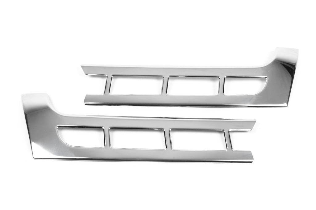Lining on the grille (Carmos, 2 piece, stainless.) for Volkswagen T5 2010-2015 - Reelken Auto