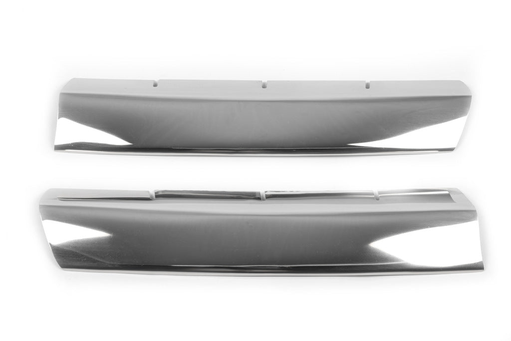 Covers for the center of the grate (2 pcs, stainless steel) for Volkswagen T5 Transporter 2003-2010 - image 4