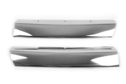 Covers for the center of the grate (2 pcs, stainless steel) for Volkswagen T5 Transporter 2003-2010 - image 4
