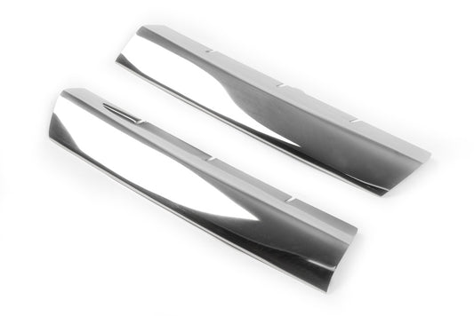 Covers for the center of the grate (2 pcs, stainless steel) for Volkswagen T5 Transporter 2003-2010 - image 2