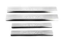 Door Sill Protectors OmsaLine (4 pcs, Stainless Steel) for Opel Meriva 2002-2010 - image 2
