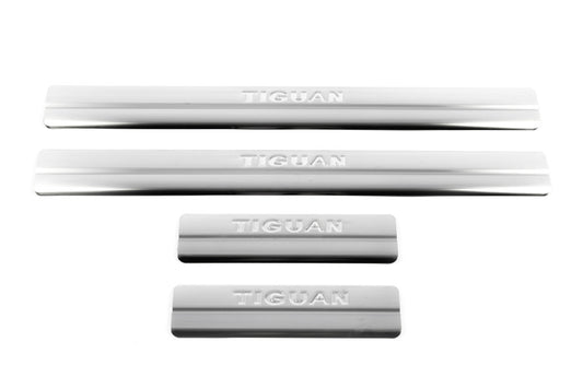Omsa Door Sill Covers (4 pcs, Stainless Steel) for Volkswagen Tiguan 2007-2016 - image 2