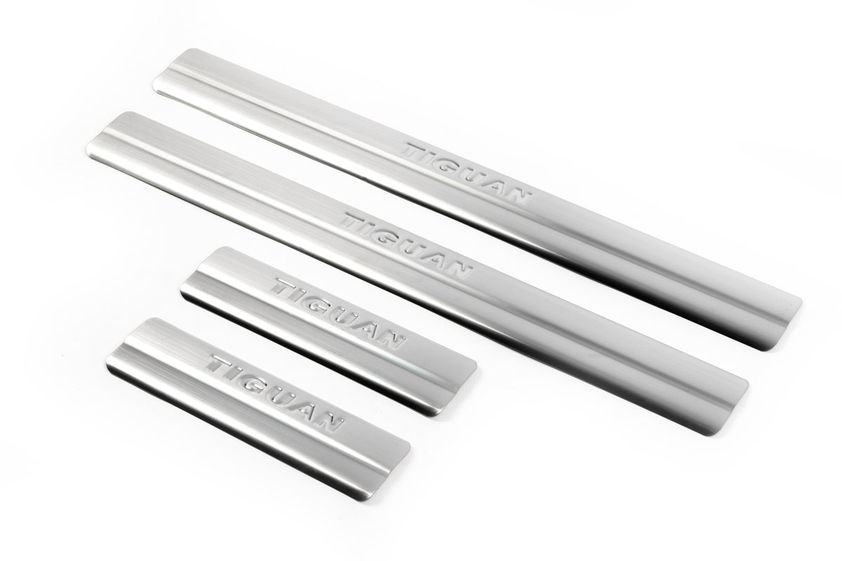 Omsa Door Sill Covers (4 pcs, Stainless Steel) for Volkswagen Tiguan 2007-2016 - image 1