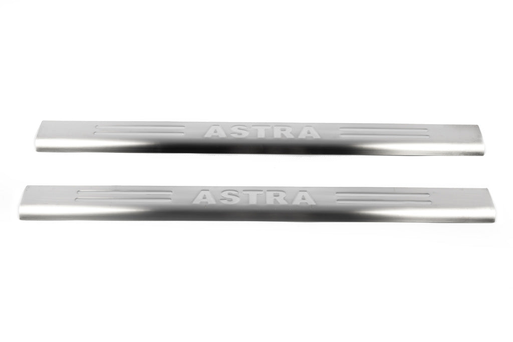 Door sills Omsa (stainless) for Opel Astra G classic 1998-2012 - image 2