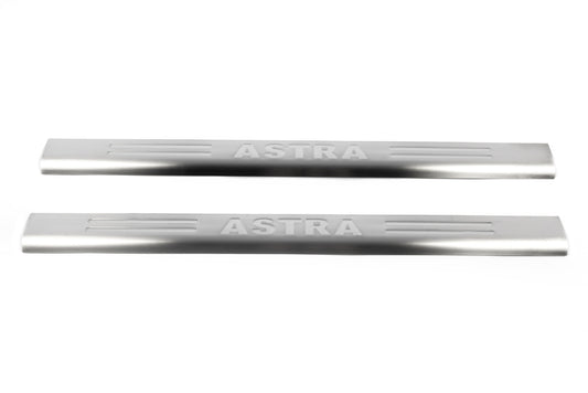 Door sills Omsa (stainless) for Opel Astra G classic 1998-2012 - image 2