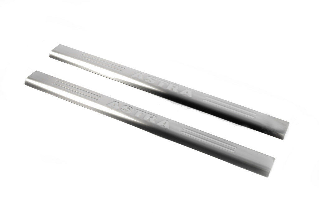 Door sills Omsa (stainless) for Opel Astra G classic 1998-2012 - image 3
