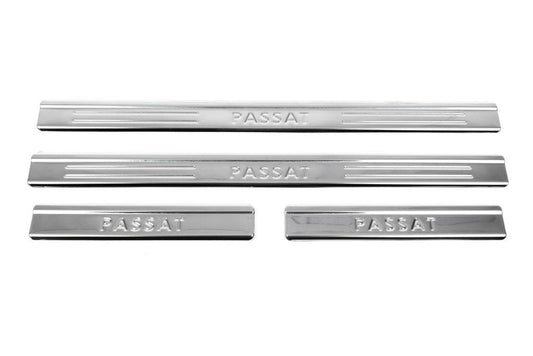 Sill OmsaLine type 1 (4 piece, stainless steel) for Volkswagen Passat B6 2006-2012 - Reelken Auto