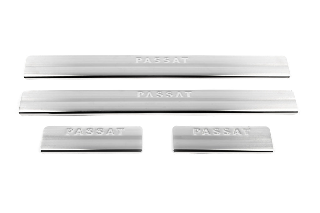 Door Sill Protectors OmsaLine (4 pcs, Stainless Steel) for Volkswagen Passat B5 1997-2005 - image 8