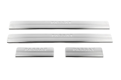 Door Sill Protectors OmsaLine (4 pcs, Stainless Steel) for Volkswagen Passat B5 1997-2005 - image 8