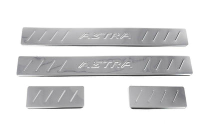 Sill OmsaLine (4 pieces, stainless steel) for Opel Astra J 2009-2015 - Reelken Auto