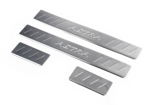 Sill OmsaLine (4 pieces, stainless steel) for Opel Astra J 2009-2015 - Reelken Auto