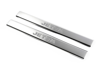 Lining on the inner part of the sill (stainless steel) for Volkswagen Jetta 2006-2011 - image 4