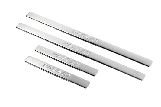 Sill OmsaLine type 2 (4 PCs, stainless steel) for Volkswagen Passat CC 2008↗ - Reelken Auto