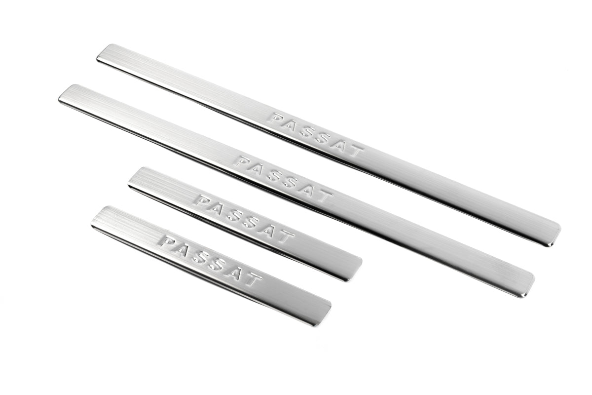 Door Sill Protectors OmsaLine Type 1 (4 pcs, Stainless Steel) for Volkswagen Passat B7 2012-2015 - image 5