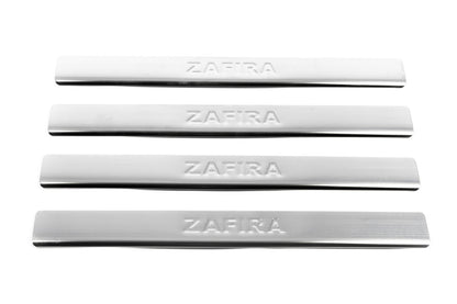 Door Sill Protectors OmsaLine (4 pcs, stainless steel) for Opel Zafira B 2005-2011 - image 3