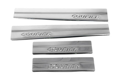 Sill OmsaLine (4 pieces, stainless steel) for Ford Courier 2014-2023 - Reelken Auto