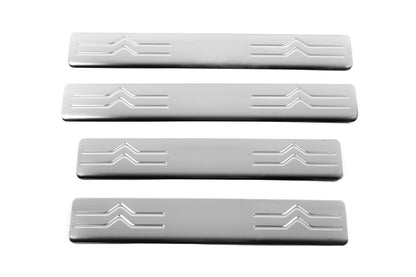 Door Sill Protectors OmsaLine (4 pcs, Stainless Steel) for Citroen C-4 2010-2018 - image 3