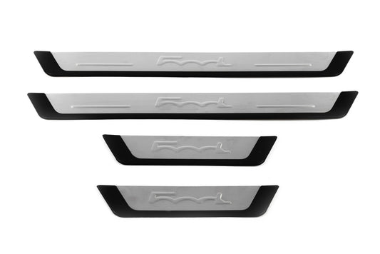 Door Sill Protectors 500L (OmsaLine, 4 pcs, Stainless Steel) for Fiat 500/500L 2013-2022 - image 2
