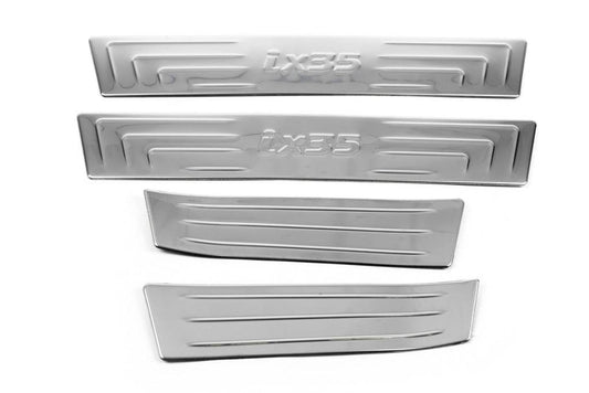 Sill Omsa (4 pieces, stainless steel) for Hyundai IX-35 2010-2015 - Reelken Auto