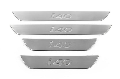Sill OmsaLine (4 pieces, stainless steel.) for Hyundai I-40 - Reelken Auto