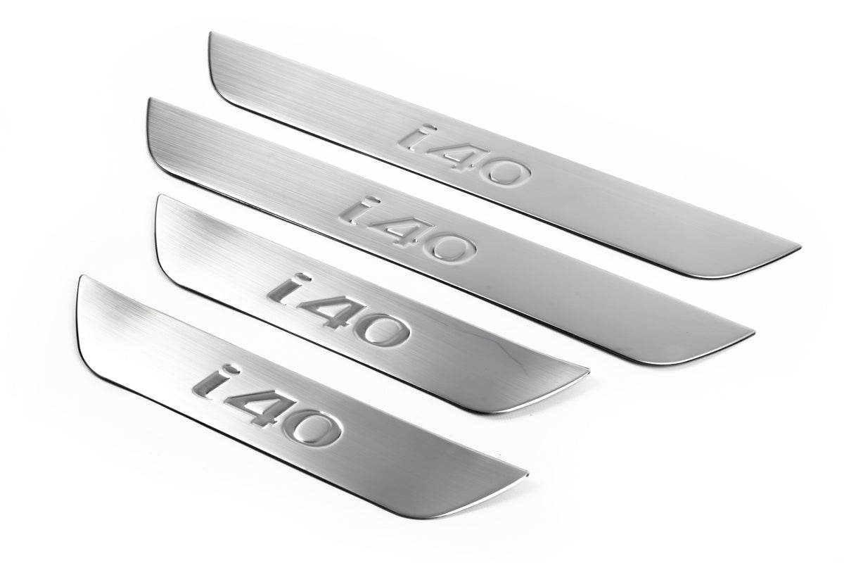 Sill OmsaLine (4 pieces, stainless steel.) for Hyundai I-40 - Reelken Auto