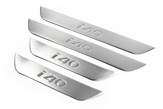 Sill OmsaLine (4 pieces, stainless steel.) for Hyundai I-40 - Reelken Auto
