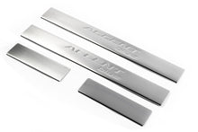 Door Sill Covers OmsaLine Accent Blue (4 pcs, stainless steel) for Hyundai Accent 2011-2017 - image 1