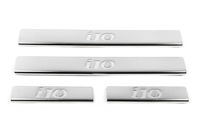 Door Sill Protectors OmsaLine (4 pcs, Stainless Steel) for Hyundai I-10 2014-2017 - image 2