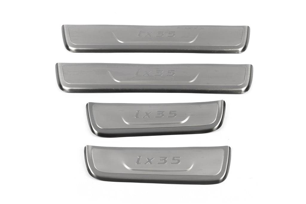 Sill Libao (4 pieces, stainless steel) for Hyundai IX-35 2010-2015 - Reelken Auto