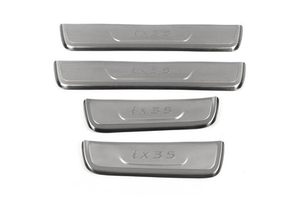 Sill Libao (4 pieces, stainless steel) for Hyundai IX-35 2010-2015 - Reelken Auto