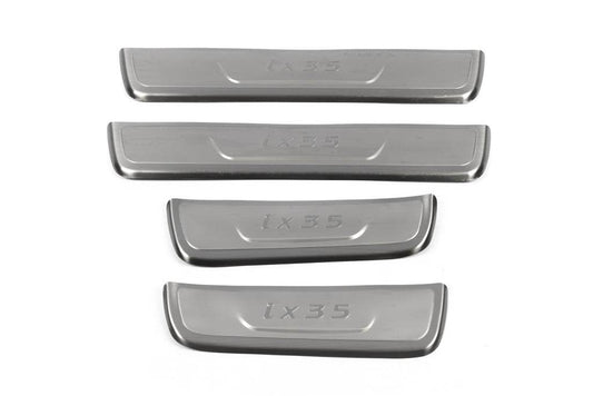 Sill Libao (4 pieces, stainless steel) for Hyundai IX-35 2010-2015 - Reelken Auto