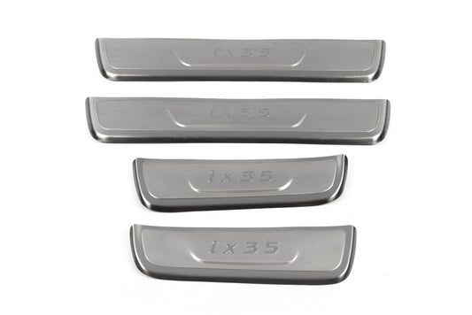Door Sill Protectors Libao (4 pcs, Stainless Steel) for Hyundai IX-35 2010-2015 - image 2