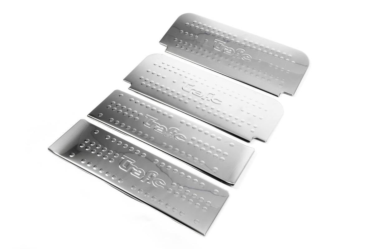 Door Sill Protectors OmsaLine (Stainless Steel) for Renault Trafic 2001-2015 - image 1