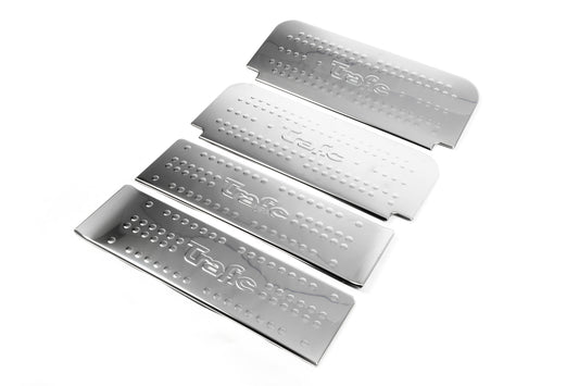 Door Sill Protectors OmsaLine (Stainless Steel) for Renault Trafic 2001-2015 - image 1