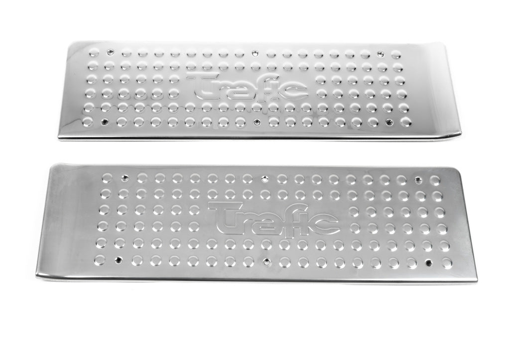 Door Sill Protectors OmsaLine (Stainless Steel) for Renault Trafic 2001-2015 - image 3