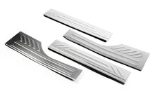 Interior door sill plates OmsaLine (stainless steel) for Opel Combo 2012-2018 - image 1
