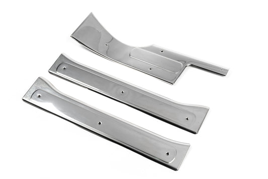 Interior door sill plates OmsaLine (stainless steel) for Peugeot Bipper 2008-2017 - image 1
