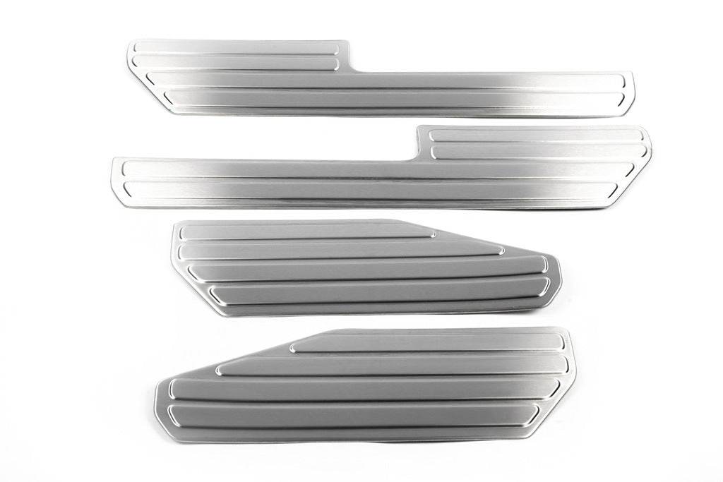OmsaLine inner sills (4 pieces, stainless steel) for Volkswagen Amarok 2010-2022 - Reelken Auto