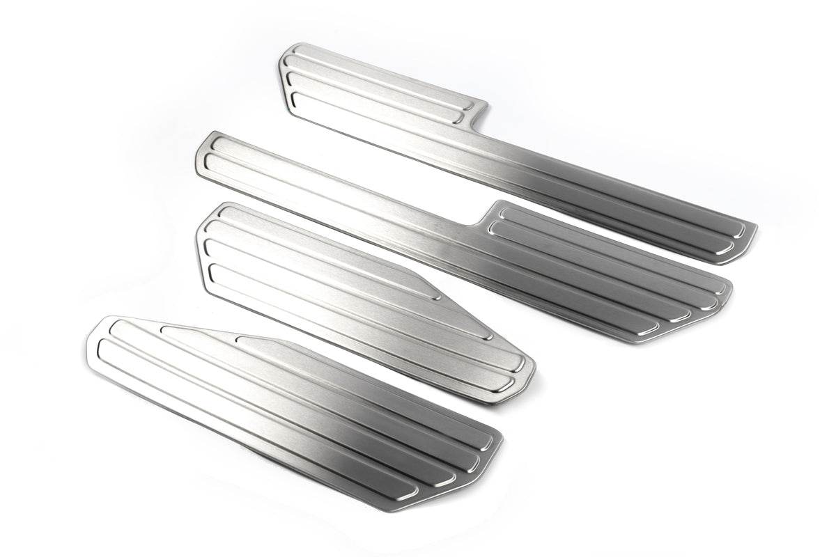 OmsaLine inner sills (4 pieces, stainless steel) for Volkswagen Amarok 2010-2022 - Reelken Auto