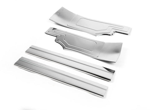 OmsaLine inner sills (4 pieces, stainless steel) for Ford Connect 2014-2021 - Reelken Auto