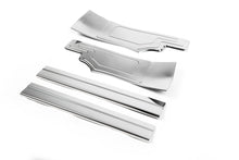 Stainless Steel Door Sill Protectors OmsaLine (4 pcs) for Ford Connect 2014-2021 - image 1