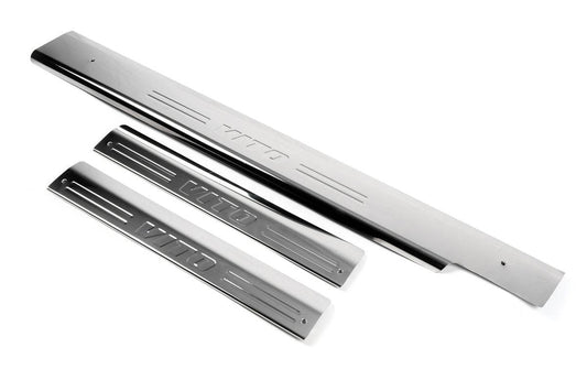 OmsaLine inner sills (3 pieces, stainless steel) for Mercedes Vito W638 1996-2003 - Reelken Auto