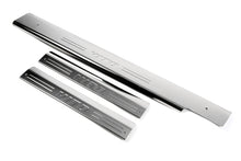 Interior door sill plates OmsaLine (3 pcs, stainless steel) for Mercedes Vito W638 1996-2003 - image 1