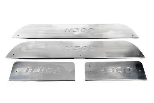 The sill plates (stainless) for Hyundai H300, H1, Starex 2008-2020 - image 2